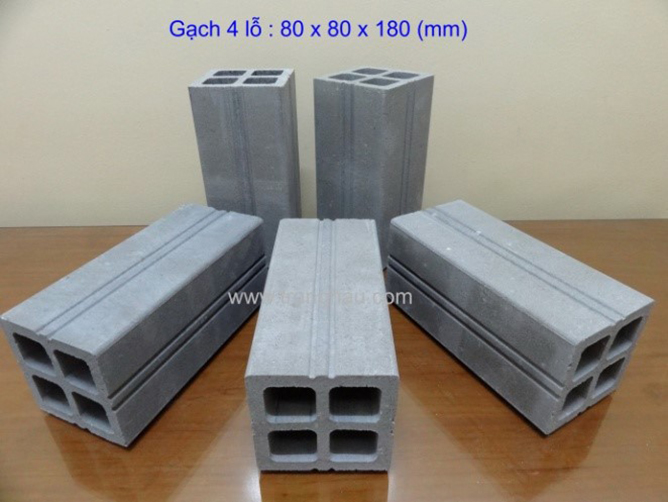 Sáng chế Gạch ống xi-măng cốt liệu