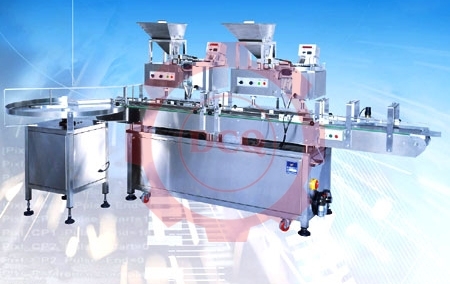 Two line tablet counter machine