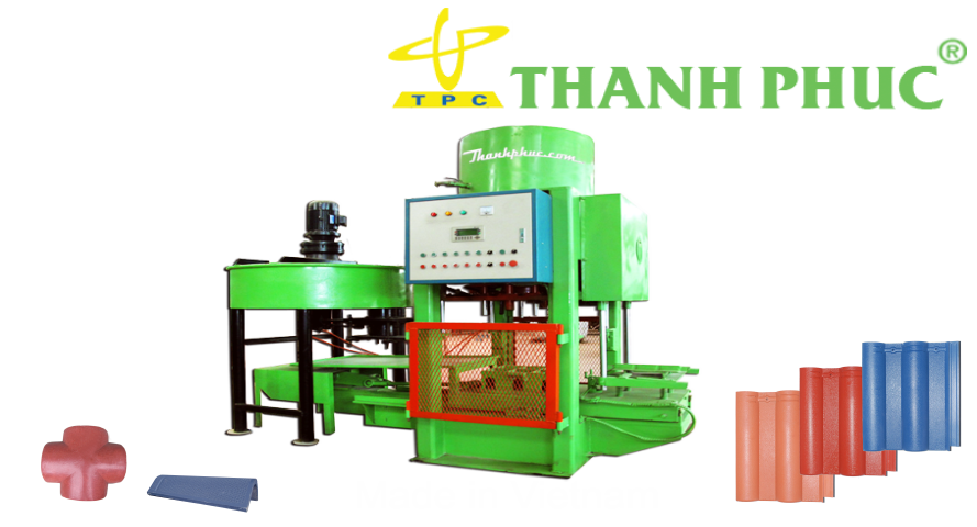 Công nghệ sản xuất gạch block tự động hoàn toàn TPCB 3510 và máy sản xuất ngói TPC 3000