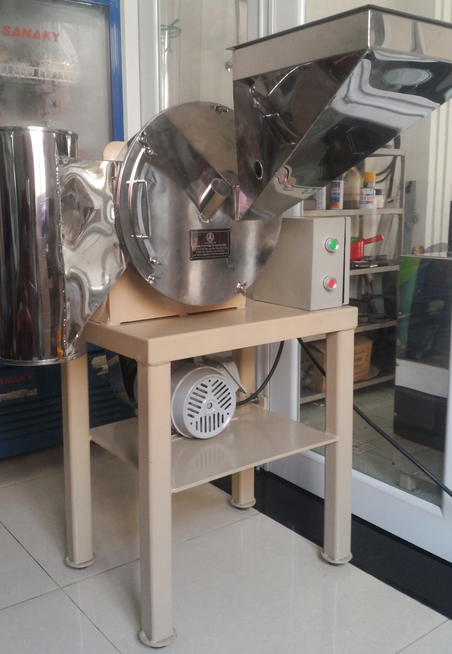 Máy nghiền bột khô ca cao