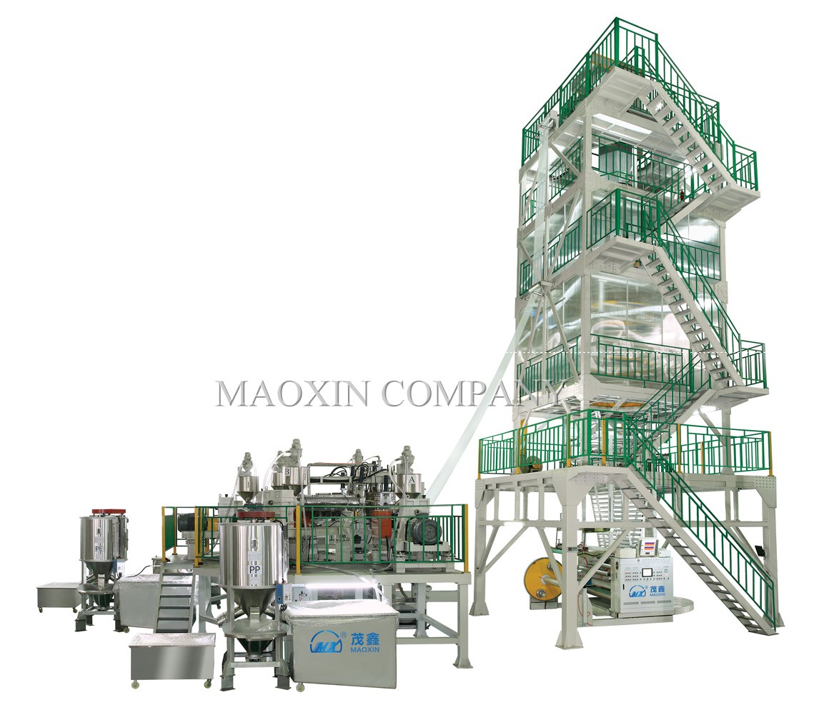 MX-POF SERIES 3-5 Layer Co-extrusion Heat Shrink Film Blowing Machine Line