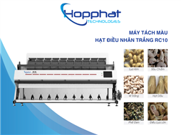 Máy bắn màu hạt điều 10 máng RC10