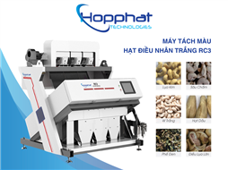 Máy bắn màu hạt điều 3 máng RC3