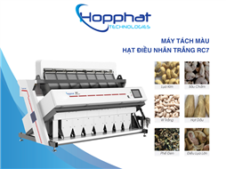 Máy bắn màu hạt điều 7 máng RC7