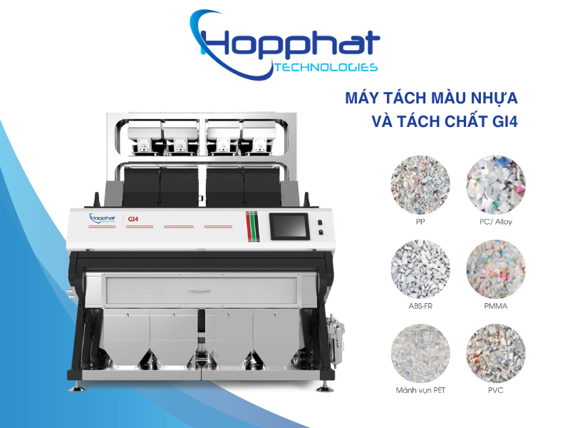 Máy tách màu nhựa và tách chất GI4