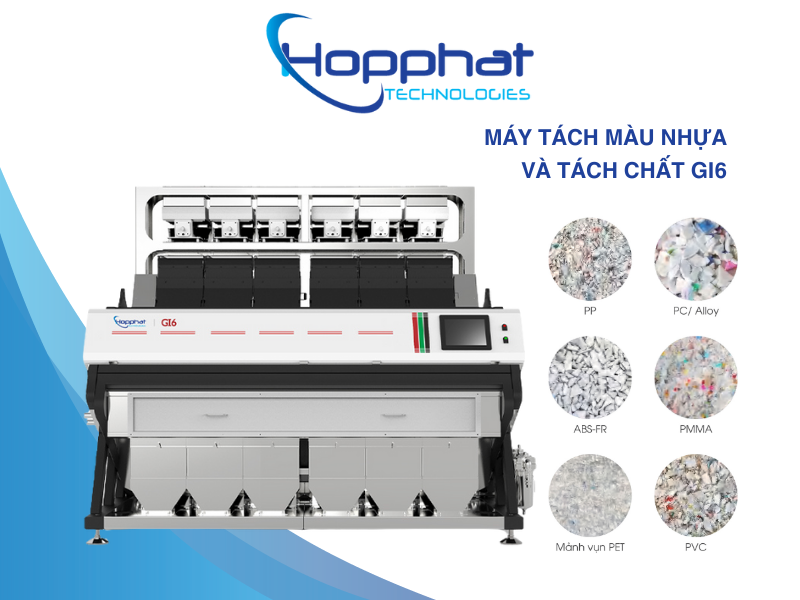 Máy tách màu nhựa GI6