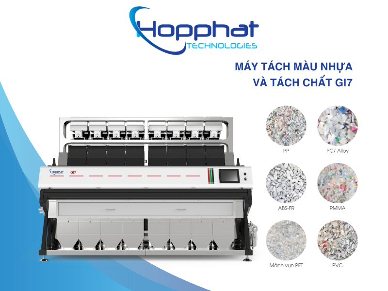 Máy tách màu nhựa và tách chất GI7