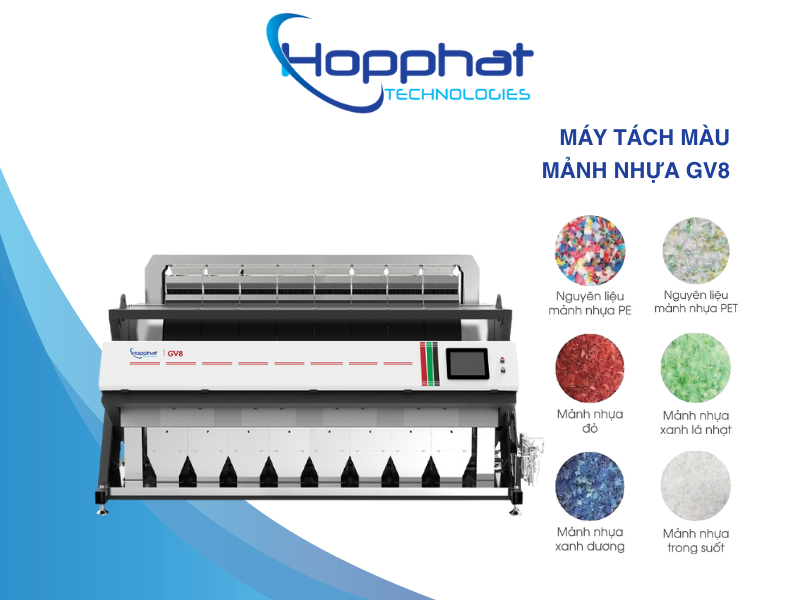 Máy tách màu mảnh nhựa GV8