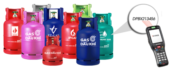 Hệ thống truy xuất nguồn gốc bình gas Checkee Gas